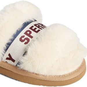NIB Sperry Romy Sheepskin Slide -Fully Padded Heel-to-Toe Genuine shearling